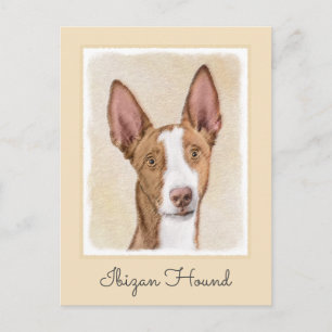 Ibizan Houndschilderen - Kute Original Dog Art Briefkaart