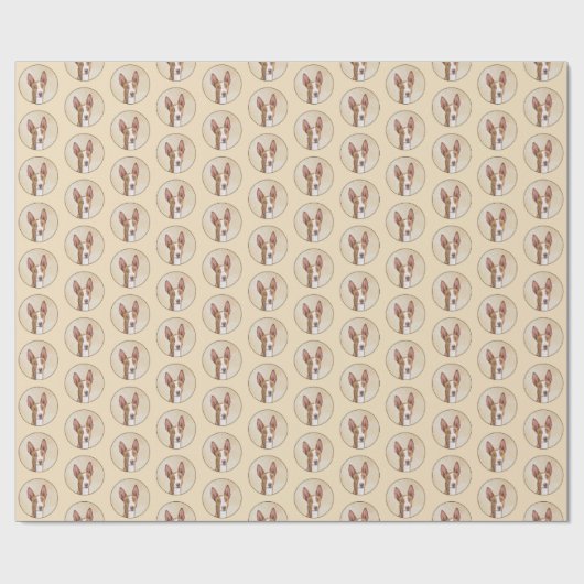 Ibizan Houndschilderen - Kute Original Dog Art Cadeaupapier (Vlak)