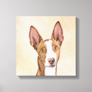 Ibizan Houndschilderen - Kute Original Dog Art Canvas Afdruk