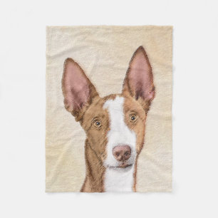 Ibizan Houndschilderen - Kute Original Dog Art Fleece Deken