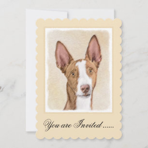 Ibizan Houndschilderen - Kute Original Dog Art Kaart