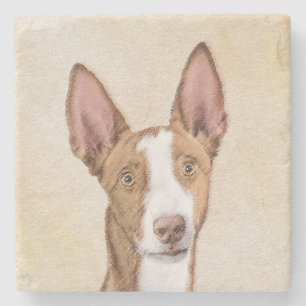 Ibizan Houndschilderen - Kute Original Dog Art Stenen Onderzetter