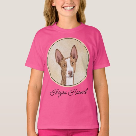 Ibizan Houndschilderen - Kute Original Dog Art T-shirt (Voorkant)