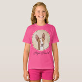 Ibizan Houndschilderen - Kute Original Dog Art T-shirt (Voorkant volledig)