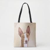 Ibizan Houndschilderen - Kute Original Dog Art Tote Bag (Voorkant)