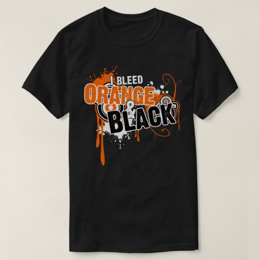 IBledOranjeBlackPulloverHoodie T-shirt (Design voorkant)