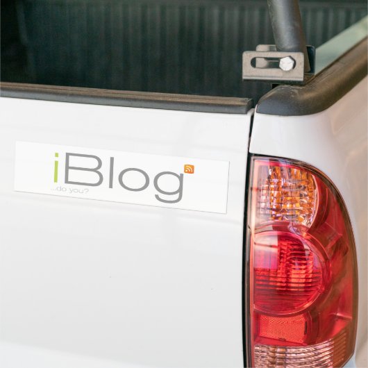 iBlog Bumpersticker (Op Truck)