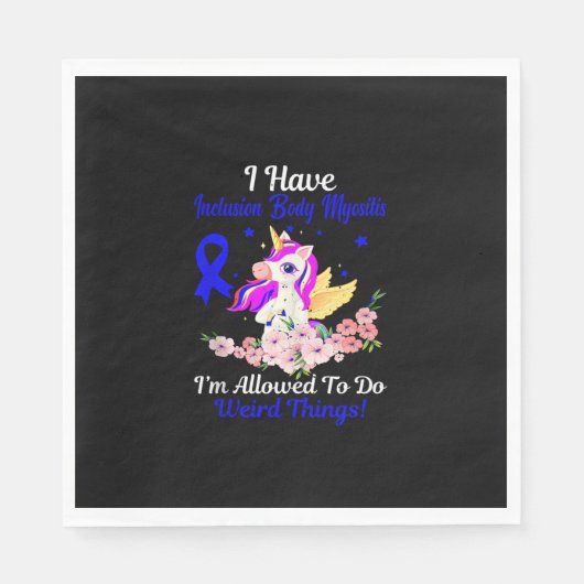 IBM Awareness Funny Unicorn Friend Family Support  Servet (Voorkant)