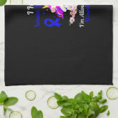 IBM Awareness Funny Unicorn Friend Family Support  Theedoek (Gevouwen)