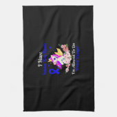 IBM Awareness Funny Unicorn Friend Family Support  Theedoek (Verticaal)