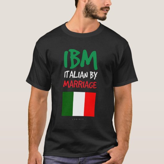 IBM Italiaans Door Huwelijk Hoodies Grappig Italia (Voorkant)