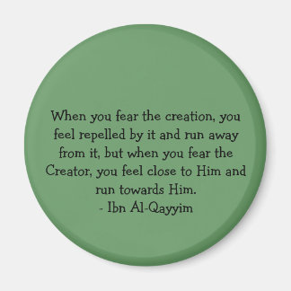 Ibn Al-Qayyim Quote Koelkast Magneet