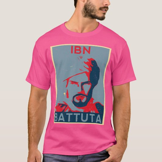 Ibn Battuta Poster Print T-shirt (Voorkant)
