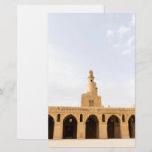 ibn tulun moskee in Caïro, Egypte Briefpapier (Voorkant / Achterkant)
