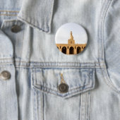 ibn tulun moskee in Caïro, Egypte Ronde Button 5,7 Cm (In situ)