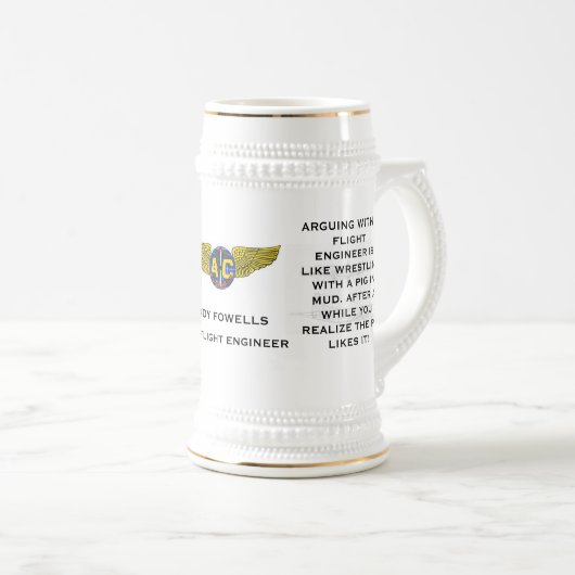 IBNFE Local 8251 Stein Bierpul (Voorkant rechts)