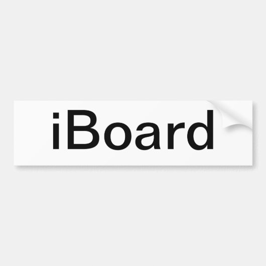 iBoard Car Sticker (Voorkant)