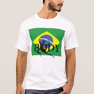 iBODY Brazilië Vlag Logo T-Shirt