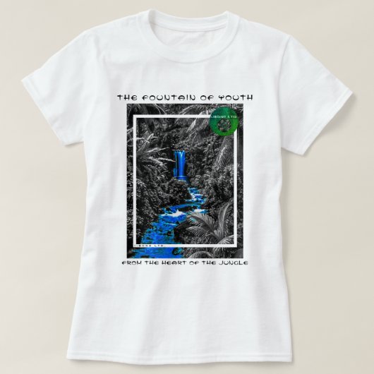 IBONELTD. DE FONTEIN VAN JEUGD T-SHIRT (Design voorkant)