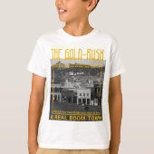 IBONELTD. GOLD-RUSH BOOM TOWN 2bw T-shirt (Voorkant)