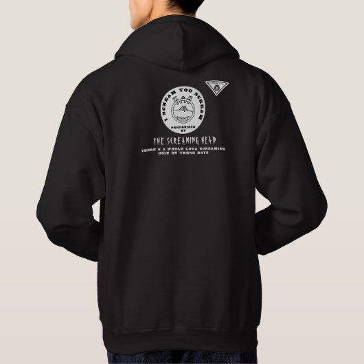 IBONELTD. IK SCHREEUW JE SCHREEUWT LC2 HOODIE (Achterkant)