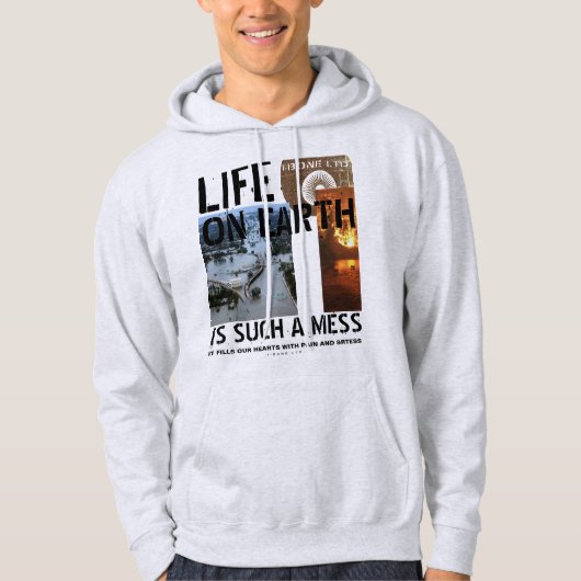 IBONELTD. LEVEN OP AARDE 2d Hoodie (Voorkant)