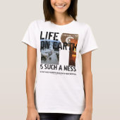 IBONELTD. LEVEN OP AARDE 2d T-shirt (Voorkant)