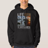 IBONELTD. LEVEN OP AARDE 2db Hoodie (Voorkant)