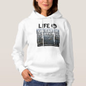 IBONELTD. LEVEN OP AARDE 3 HOODIE (Voorkant)