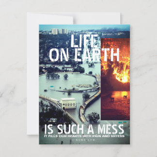 IBONELTD. LIFE ON EARTH 2d Briefkaart