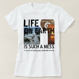 IBONELTD. LIFE ON EARTH 2d T-shirt