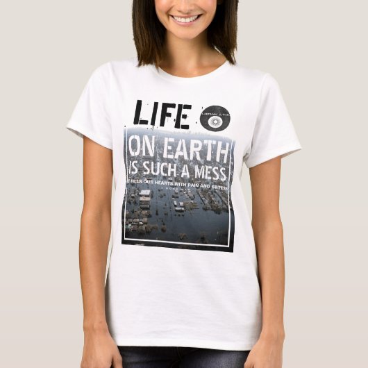 IBONELTD. LIFE ON EARTH 3 T-shirt (Voorkant)