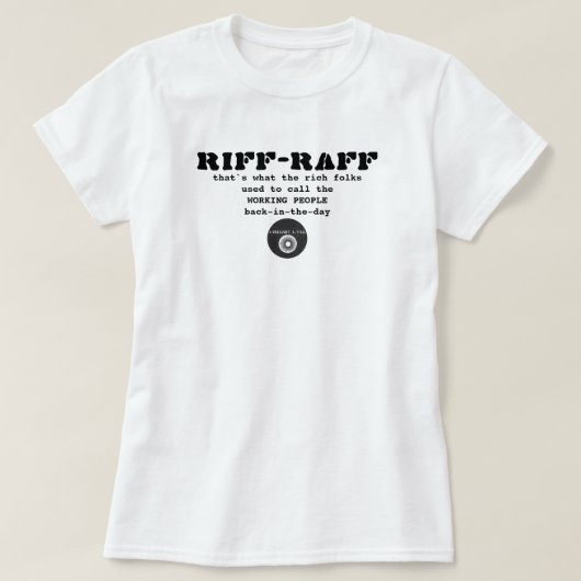 IBONELTD. RIFF-RAFF een T-Shirt (Design voorkant)