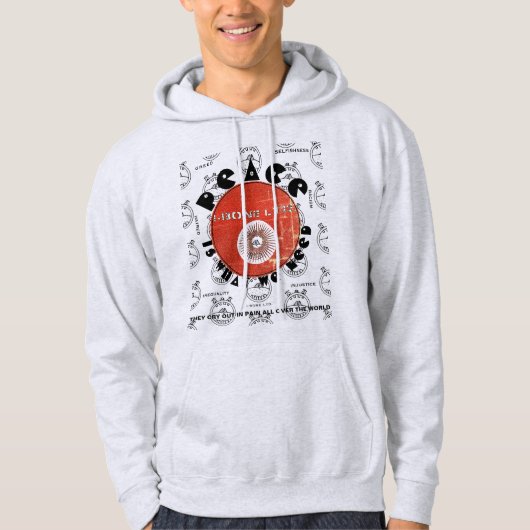 IBONELTD. T-SHIRT RUST IS WAT WE NODIG HEBBEN R2 (Voorkant)