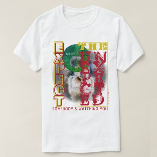 IBONELTD. T-SHIRT VERWACHT HET ONVERWACHTE (Design voorkant)