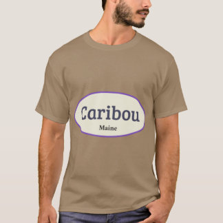 ibou Maine Stickers T-shirt