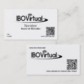 IBOVirtueel Visitekaartje (Voorkant / Achterkant)