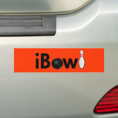 iBowl (kogelpen) Bumpersticker (Op auto)