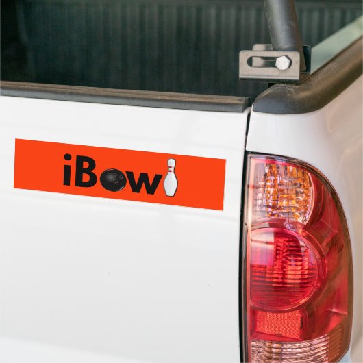 iBowl (kogelpen) Bumpersticker (Op Truck)