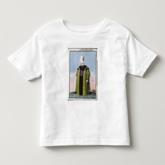 Ibrahim (1615-48) Sultan 1640-48, uit 'A Series o Kinder Shirts (Voorkant)