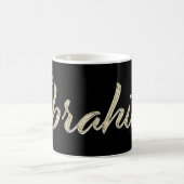 Ibrahim Name whitegold Tasse Teetasse Kaffeetasse Koffiemok (Center)
