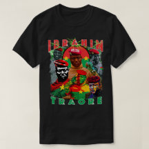 Ibrahim Traore Vintage Bootleg T-shirt Pan-Afrikaa