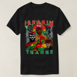 Ibrahim Traore Vintage Bootleg T-shirt Pan-Afrikaa