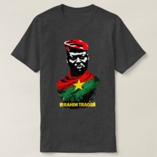 Ibrahim Traoré Vintage Pan-Afrikaans – Burkina Fas T-shirt
