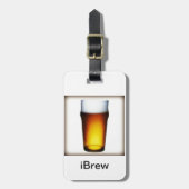 iBrew Ale Glass Bagagelabel (Voorkant verticaal)