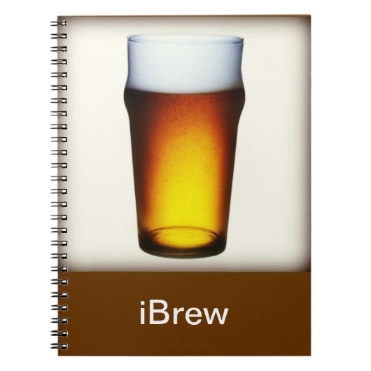 iBrew Ale Glass Notitieboek (Voorkant)