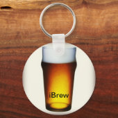 iBrew Ale Glass Sleutelhanger (Voorkant)