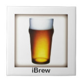 iBrew Ale Glass Tegeltje (Voorkant)