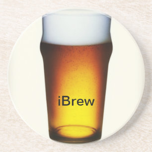 iBrew Ale Glass Zandsteen Onderzetter