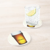 iBrew Ale Glass Zandsteen Onderzetter (Zijkant)